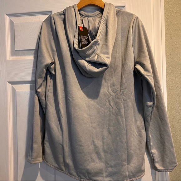 Under Armor Ladies Hoodie in Gray/white Size Medium - Picture 8 of 11